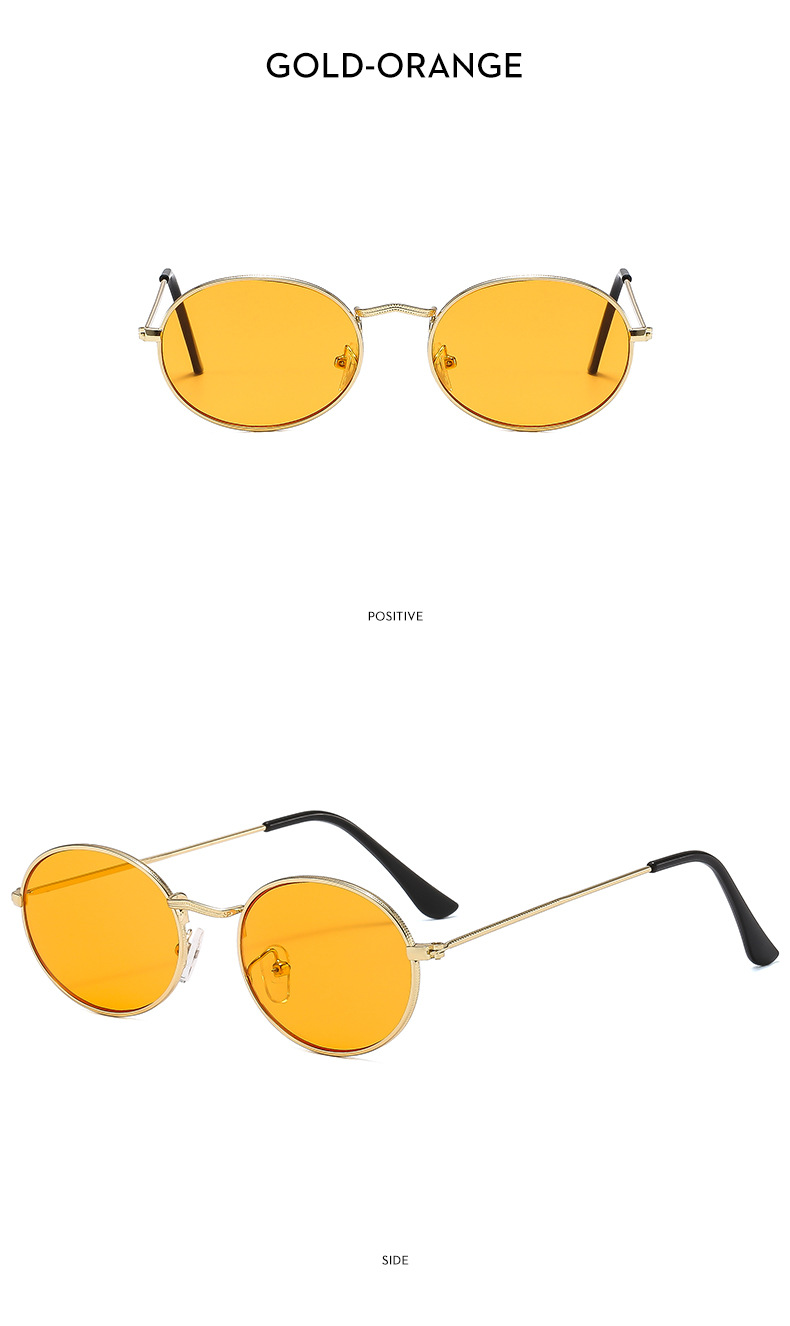 13g Weight Full Frame Glasses Structure Sunglasses Classification PC, UV400 Protection Lens Material Oval Frame Glasses Style Outdoor, Travel Occasion Solid Color Pattern Unisex Gender Streetwear Style Streetwear Solid Color PC UV400 Protection Oval Frame Full Frame Men's Sunglasses 16