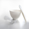 Silica gel face mask, mixing stick, measuring cup, brush, set