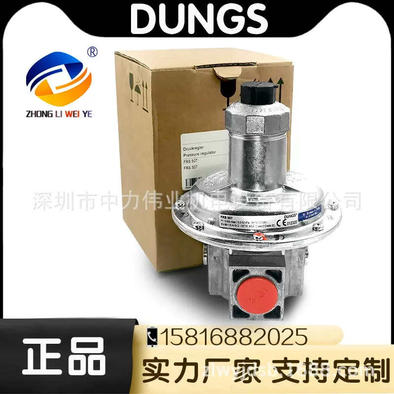 燃烧器配件冬斯DUNGS燃气减压阀稳压阀调压阀防泄漏煤气罐