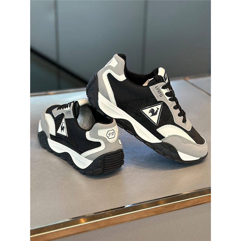 Men's Shoes Spring 2025 Kuaishou Super Popular Soft-Soled Leather Men's Casual Sports Shoes Retro Trendy Popular Forrest Gump Shoes Men's Shoes Spring 2025 Kuaishou Super Popular Soft-Soled Leather Men's Casual Sports Shoes Retro Trendy Popular Forrest Gump Shoes