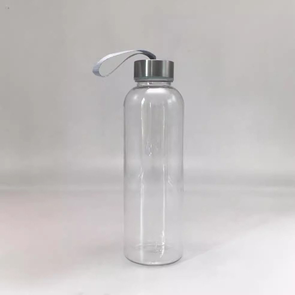 Vaso de Plástico Transparente, Estilo Europeo y Americano, Vaso de Regalo, Vaso de Plástico de una Sola Capa, Portátil, Boca Pequeña, Botella de Agua Deportiva, Venta al por Mayor