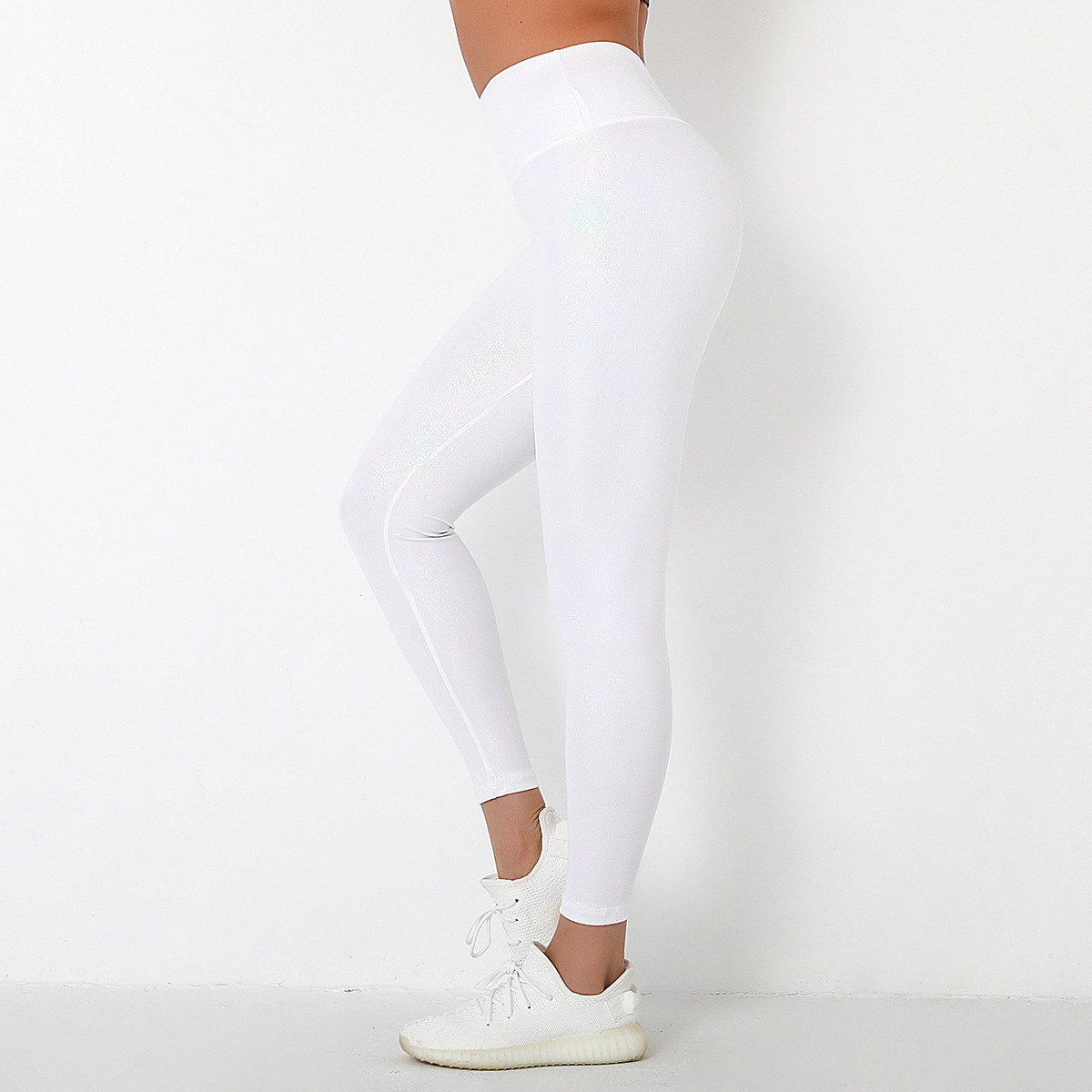 stretch pearl shiny surface yoga pants NSLX32114