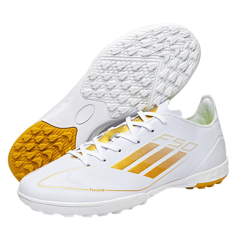Zapatos de Fútbol de Caña Baja para Entrenamiento, Caucho y PVC, Antideslizante, para Césped Natural y Artificial