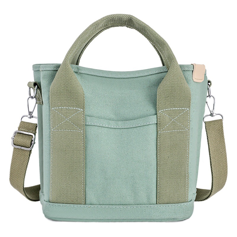 Original con estilo tridimensional bolso de lona bolsa de mensajero simple todo fósforo hombro Portátil Bolsa de almuerzo bolsa de Almuerzo