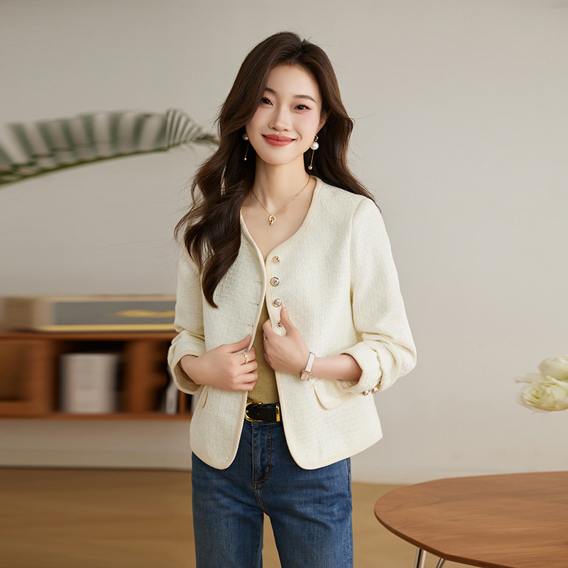 Short coat women's clothing spring and autumn 2024 New Korean style small fashionable western style top YB8913