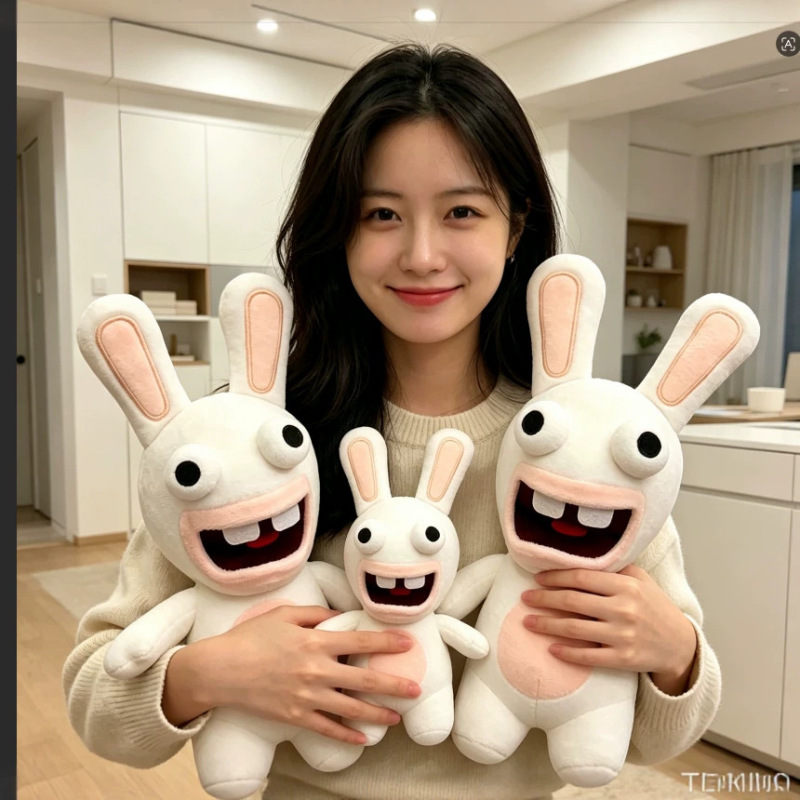 New Crazy Rabbit Plush Toy, Leeman Rabbit, Buck-Toothed Rabbit Doll, Cute Little Rabbit Doll, Funny for Both Men and Women New Crazy Rabbit Plush Toy, Leeman Rabbit, Buck-Toothed Rabbit Doll, Cute Little Rabbit Doll, Funny for Both Men and Women
