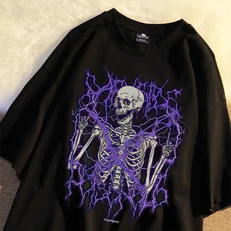 ヴィンテージ ゴシック レディース Tシャツ メンズ プリント 半袖 オーバー|undefined