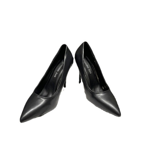 34-43 Size large size women's shoes 41 fat feet fine heel pointed high heels women's Korean style fashionable spring small single-layer shoes 42