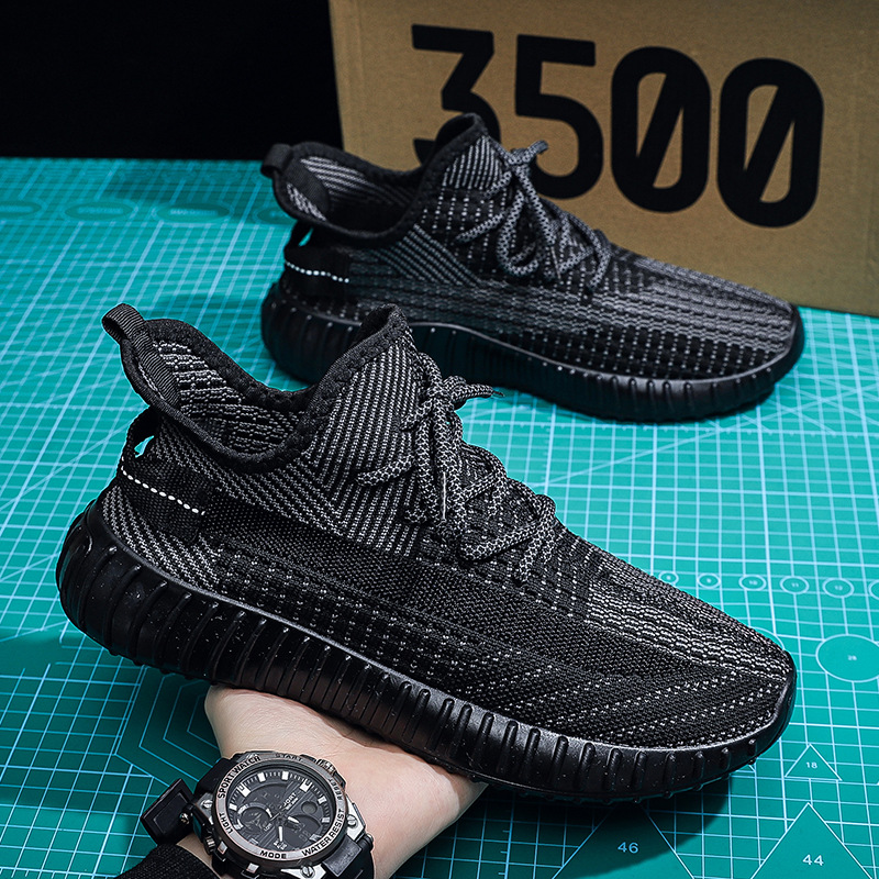 Nuevos zapatos de verano de Feizhi para hombre, zapatos de coco transpirables, 350 zapatos deportivos para correr para estudiantes, zapatos de malla de malla informal