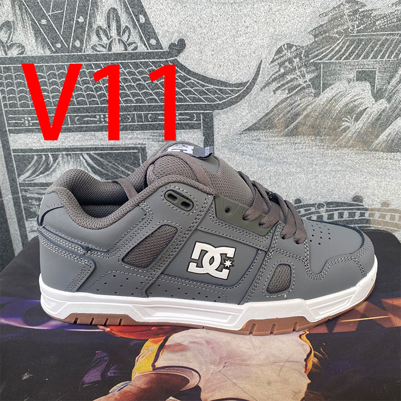 Cross-border foreign trade DC Shoes men's and women's embroidered skate shoes European DC shoes campus loafers casual sports shoes