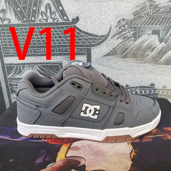 Cross-border foreign trade DC Shoes men's and women's embroidered skate shoes European DC shoes campus loafers casual sports shoes