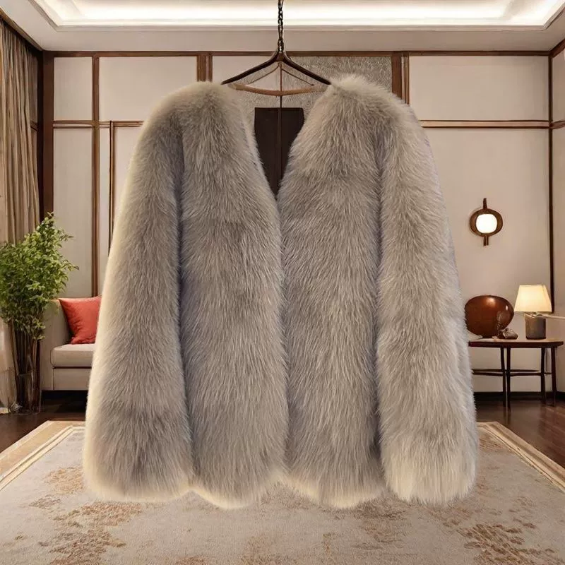 Long demi-season jacket, mid-length, increased thickness