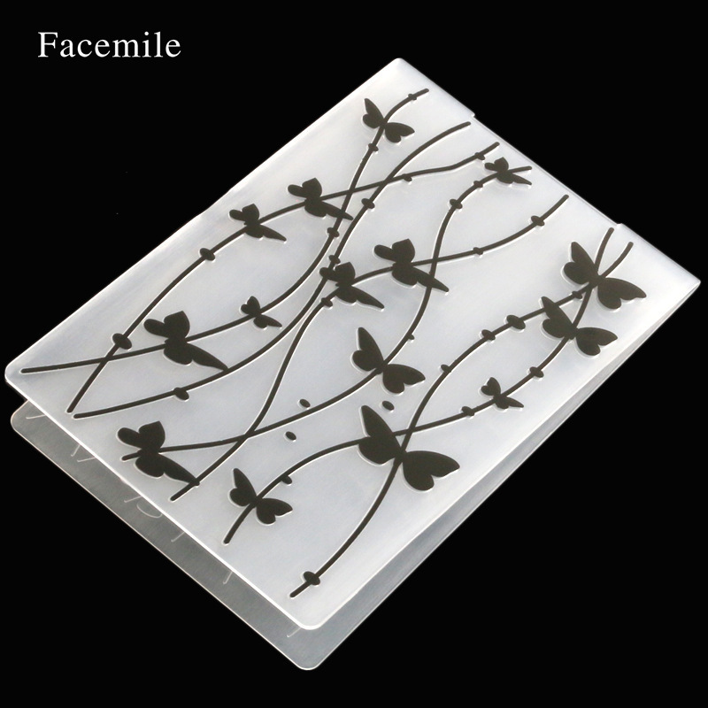 DIY9 piezas fondant cake decoración molde molino de viento flor estrella de cinco puntas árbol de amor Vid corteza de mariposa y otra plantilla de relieve