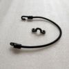供应户外运动装备游船皮划艇配件黑色弹力绳35厘米  固定扣挂钩绳|ms