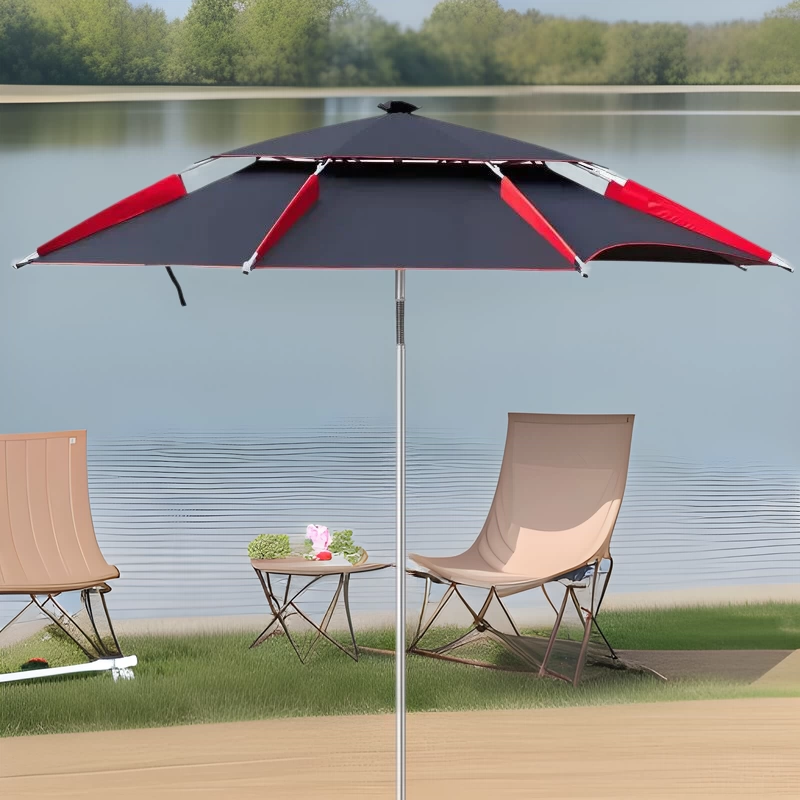 Специальный зонт для рыбалки утолщенное покрытие новый высококачественный двухслойный ветрозащитный рыбалка