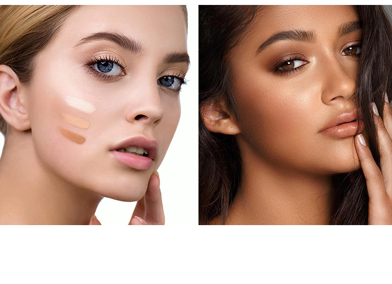 Fit Colors 8-color foundation is easy to push away, holding makeup, matte, concealer, face repairing, liquid foundation,_voghion.com