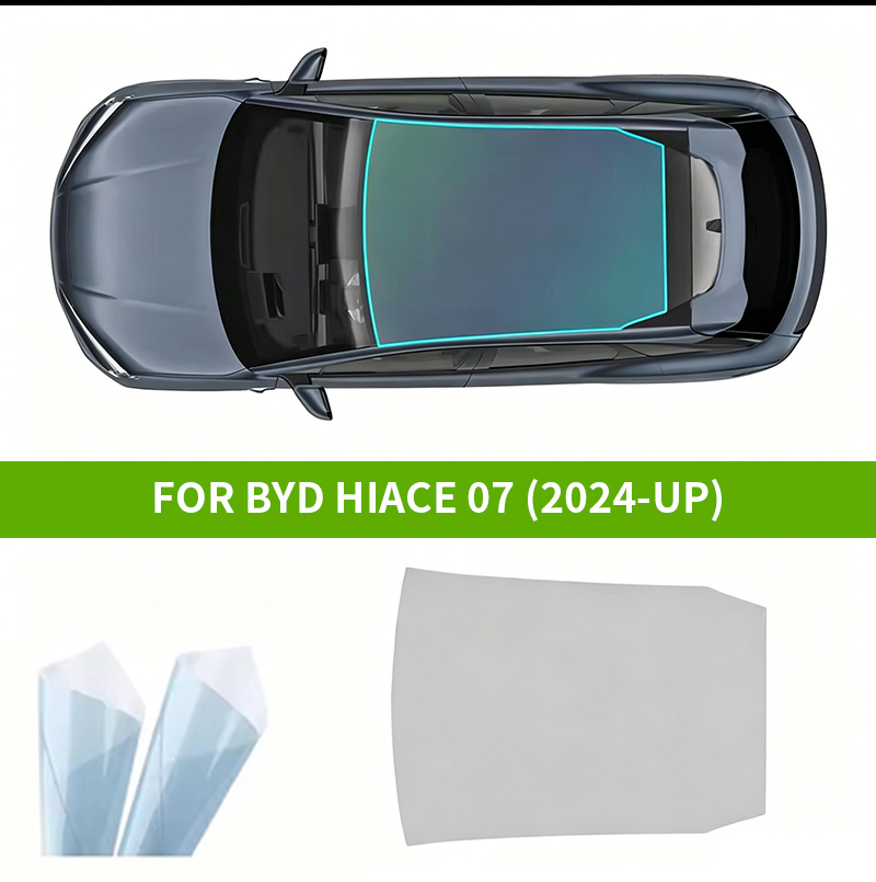 Cross-Border Exclusive Supply of Pre-Cut Tpu Sunroof Ice Armor Heat Insulation Ppf Suitable for Byd Hiace 07 (2024-up)