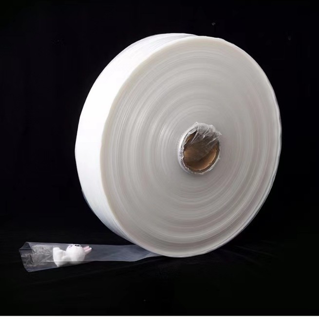 PE高圧筒膜フィルム透明プラスチック包装フィルム平口自封服装包装袋CPE高圧筒材
