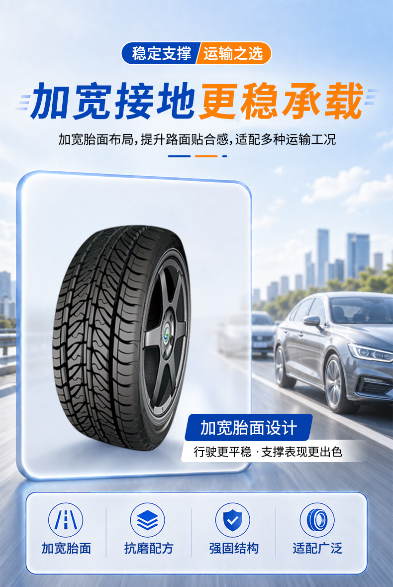 Lu Bao 15inch Car Vacuum Tires 185-255 for Sedans, Light Trucks, SUVs, On-Road and Off-Road Tires Wholesale Direct from Manufacturer