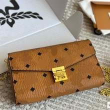 MC家经典时尚精致信封包链条包女士斜挎包单肩女包包礼盒装百搭款