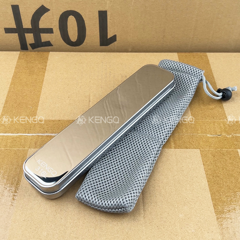 젓가락 + 숟가락 + 포크 + 수납박스 + 수납가방 [316 스테인리스]