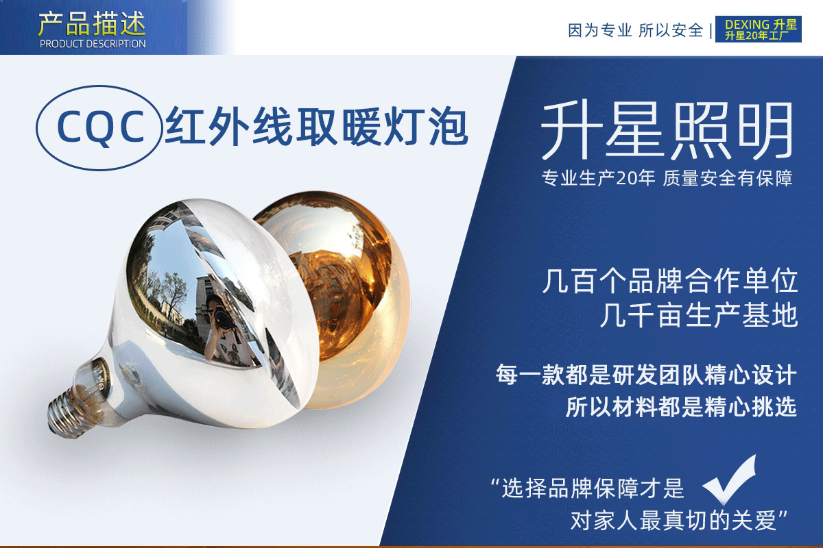 浴霸中间照明灯