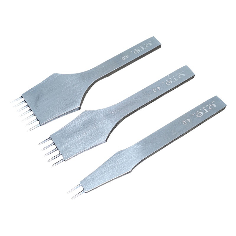 Youte corte redondo herramienta de cuero hecha a mano herramienta de perforación de bricolaje agujero redondo corte de cuero costura puncher no fila punch