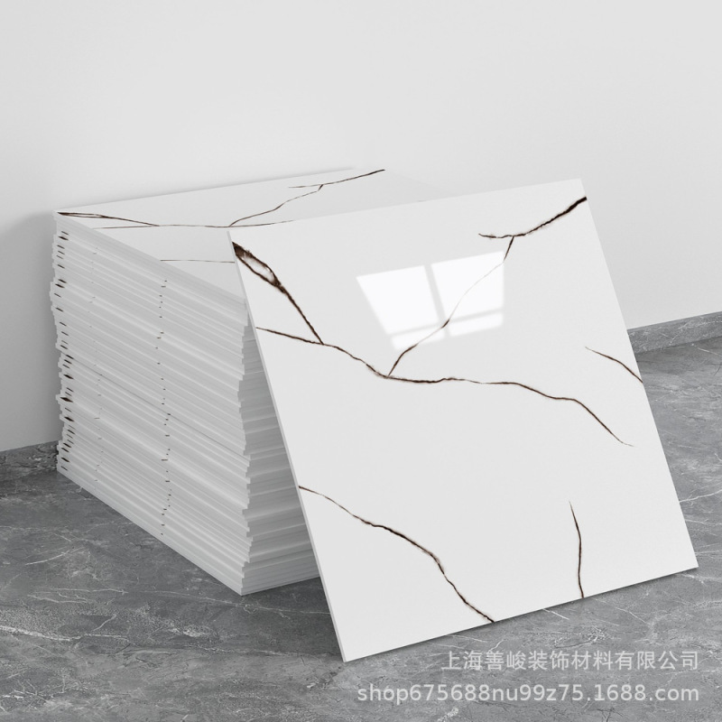 跨境出口批发30*30cm 仿瓷砖大理石纹自粘墙壁纸护墙板铝塑板贴纸|undefined