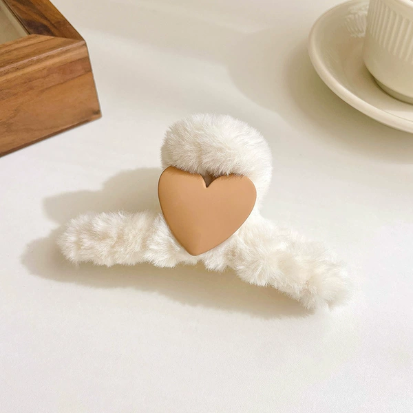 ✬✫♬7# white-khaki heart