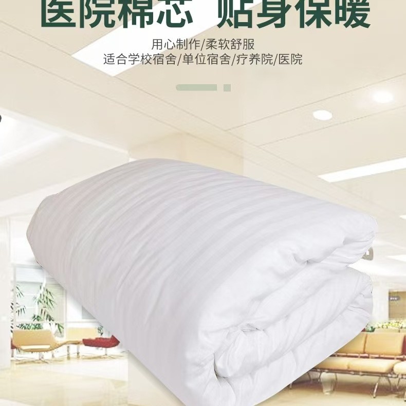 Xinjiang Cotton Bedding Hospital Bedding Six-Piece Set Quilt Mattress Pillow Core Washed Cotton Quilt Bed Sheet