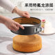 Multi-size baking tray thickened carbon steel live bottom chiffon cake mold non-stick solid bottom mousse cake mold baking tools