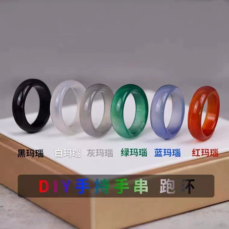 Натуральный оникс беговые кольца аксессуары ручные струнные игры кольцо бега кольцо кольцо браслет подвеска diy аксессуары оптом
