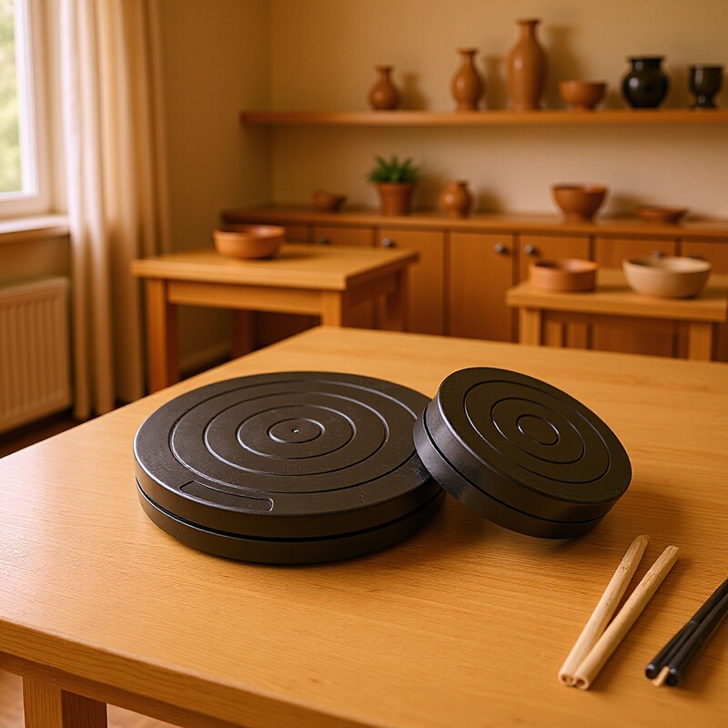 Pottery Plastic Turntable Tool Large Durable Painting Clay Sculpture Handmade Turntable Small Double Sided Available Pottery Plastic Turntable Tool Large Durable Painting Clay Sculpture Handmade Turntable Small Double Sided Available