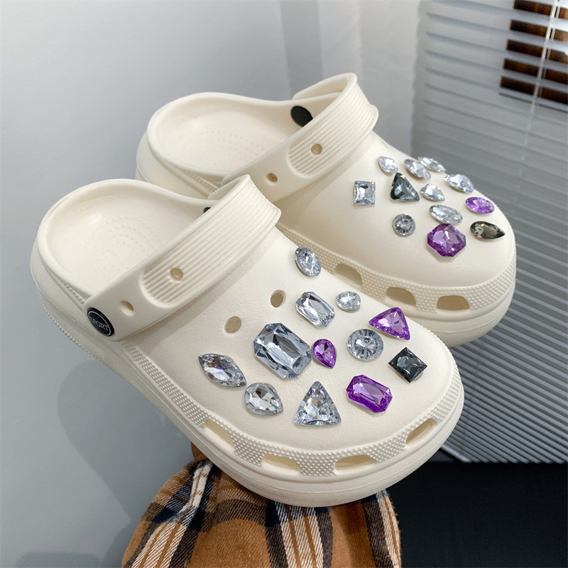 퍼플 안개꽃 [24종세트] 크록스 무손상 설치