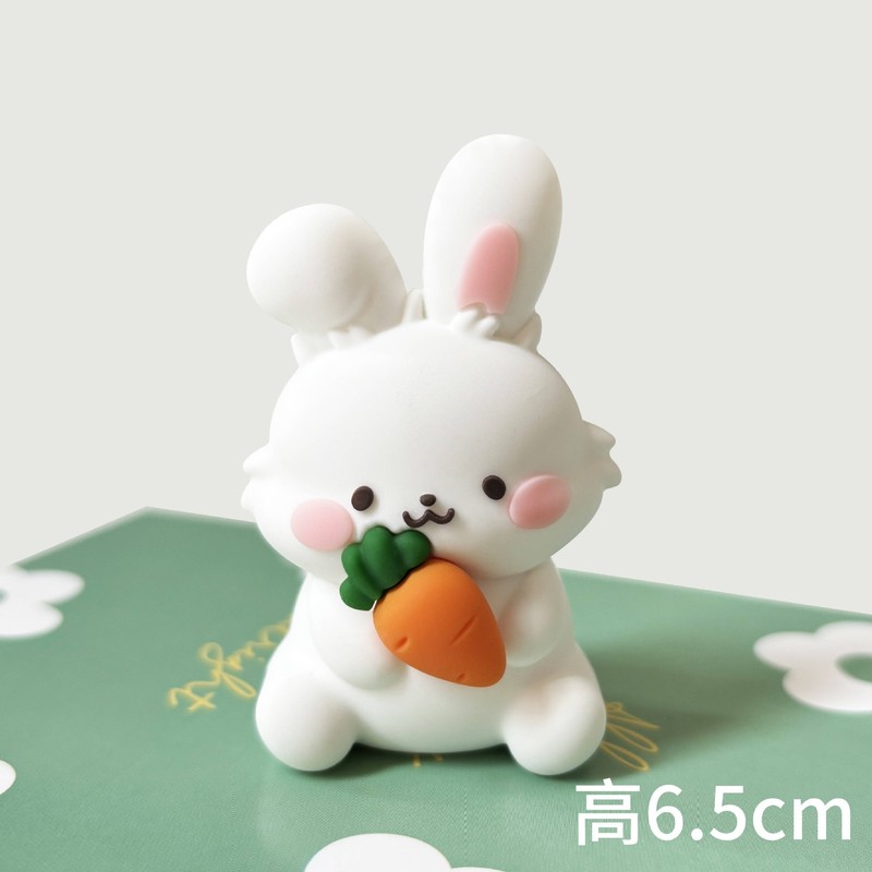 网红蝴蝶结女孩蛋糕装饰插件可爱兔子蝴蝶结女孩生日派对烘焙装扮|undefined