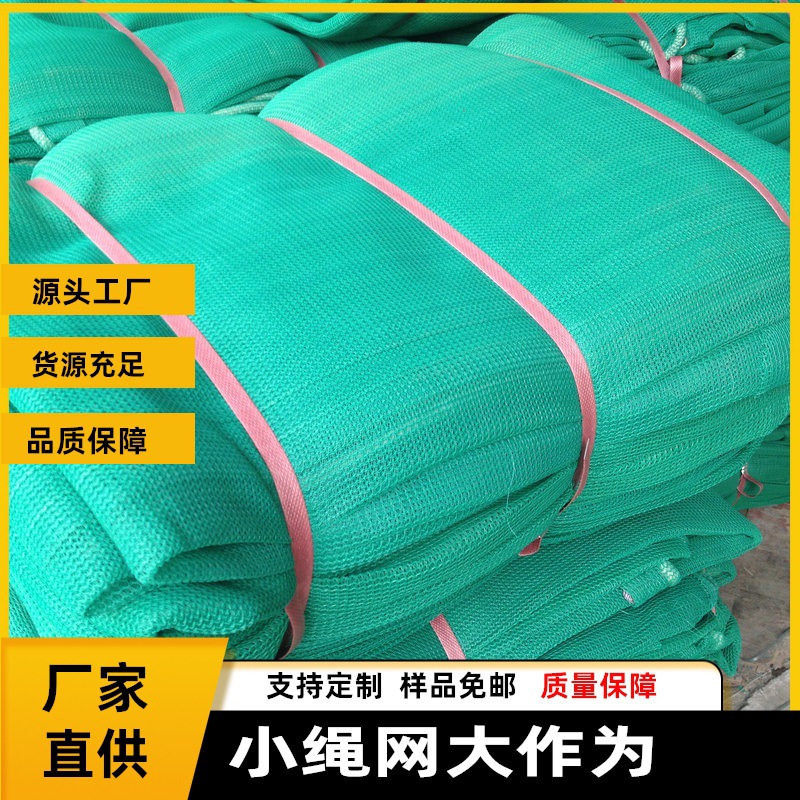 绳网佛山批发6针防尘网搭棚建筑防护网市政施工盖土网防盗网网格