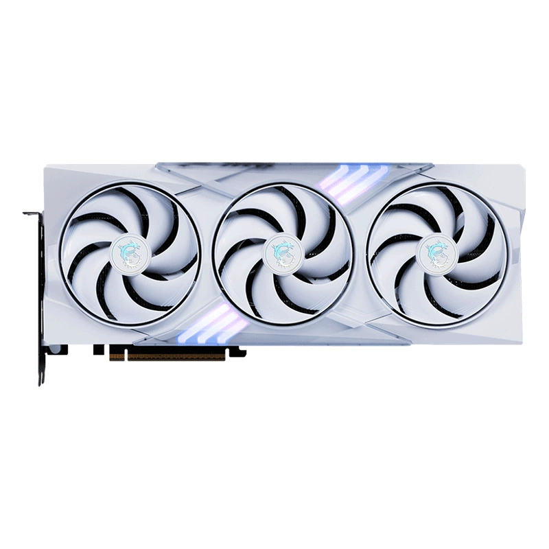 Графическая карта (MSI) GeForce RTX 5070 12GB GAMING TRIO OC Белая, тройной вентилятор, OC