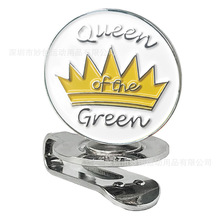 高尔夫球皇冠帽夹马克直径位标位置标记mark磁铁夹子磁吸设计