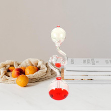 厂家手工玻璃瓶温度计厂家销售爱情情人节礼品创意抛光摆件雅致