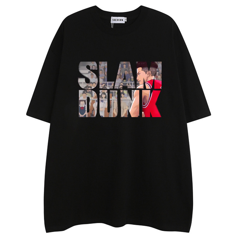 Cross-border slam dunk new short-sleeved...