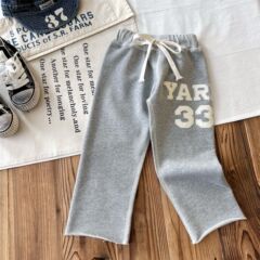 【現品】日系子供服中古子供DDアルファベット衛ズボン長ズボン