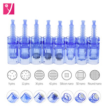 Dr pen A6短蓝电动微针头A1长蓝微针仪导入纹绣机耗材卡口微针头