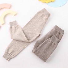 数羊羊 一件代发 儿童羊绒衫100%纯羊绒男女童针织加厚毛裤打底裤