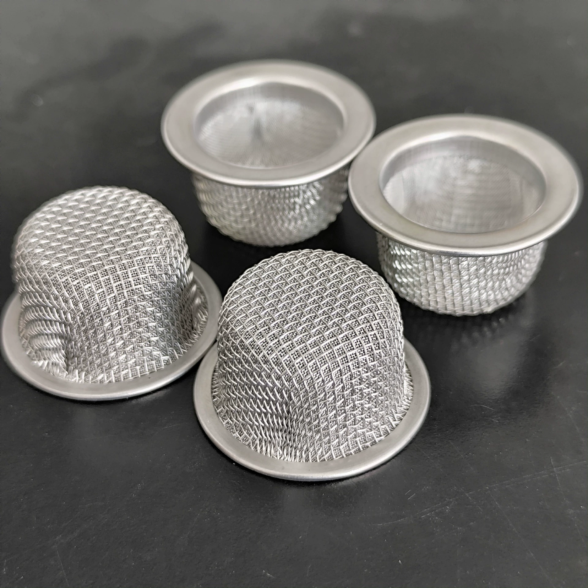 Готовая сетка для фильтрации с закрытыми краями, диаметр 34 мм, двухслойная крышка-фильтр, сетка для фильтрации дыма для коктейлей.