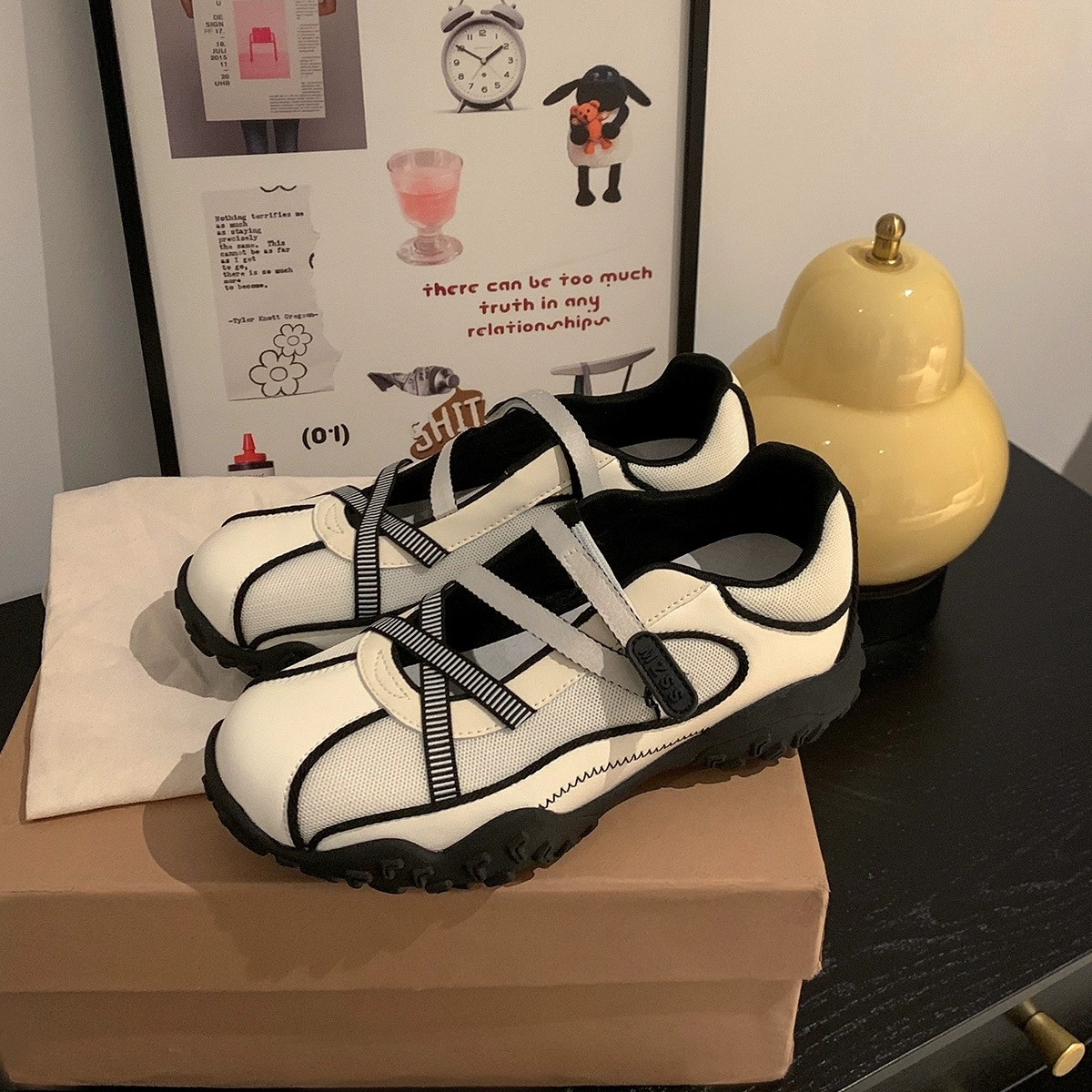 Mint Sea ~ 2025, летняя легкая обувь для тренировок на открытом воздухе в балетном стиле для женщин, модная универсальная повседневная обувь на мелкой подошве, тренд