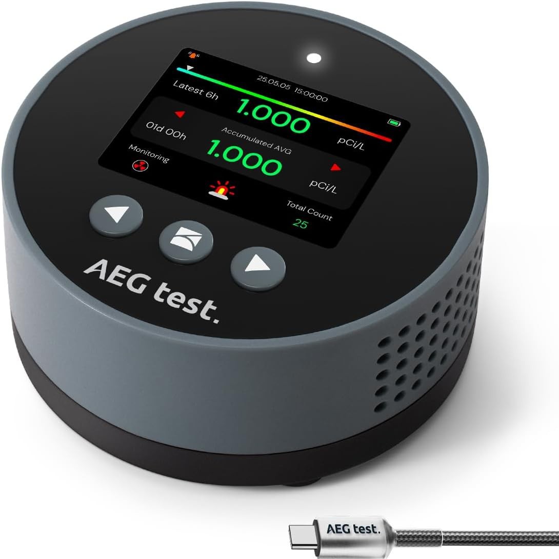 跨境1085 Radon Detector氡气核辐射检测仪大理石花岗岩新房