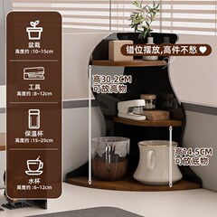 コーナー収納ラックデスクトップ収納ボックスオフィスワークステーションデスクトップ改修アーティファクトコーナーキャビネットカップ収納ラック