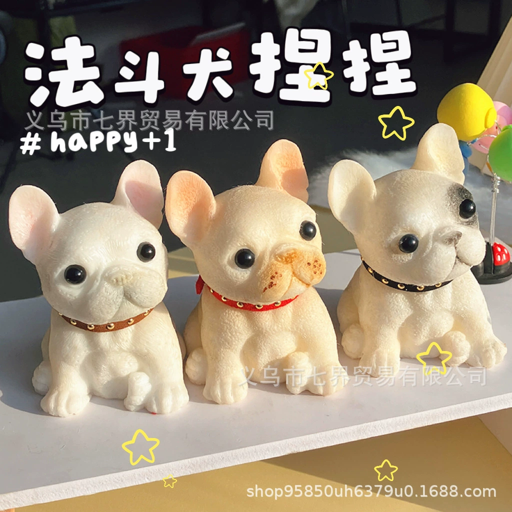 Симулятор Шнауцер Чистая ручная роспись домашних собак щепотка