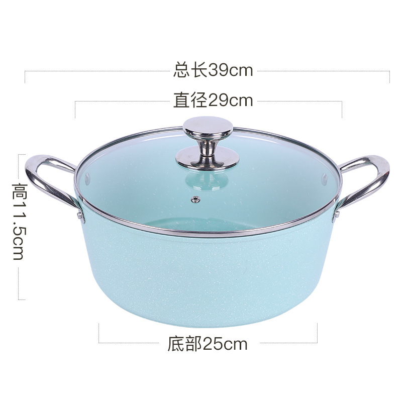 Nuevo conjunto de paneles transfronterizos de cinco piezas, arroz casero, paneles de piedra, paneles antiadherentes, cajas de regalo para reuniones anuales