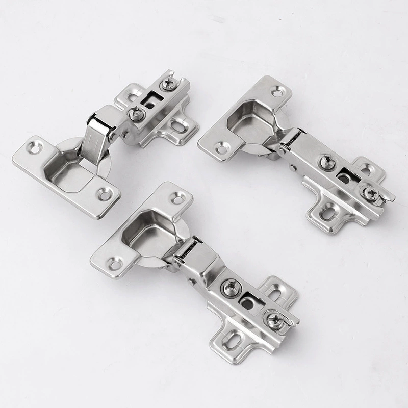 Cold-rolled steel hinge cabinet door spring hinge open-end shallow cup damping hardware hinge buffer hydraulic hinge